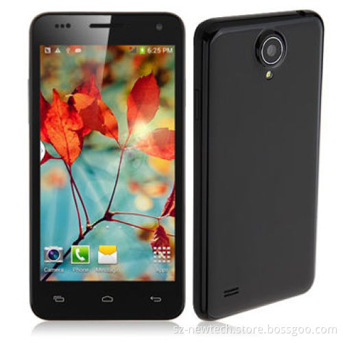 4.5-inch smartphone, Android, MTK6582 quad core at 1.3GHz, dual SIM, dual camera, GPS, Bluetooth